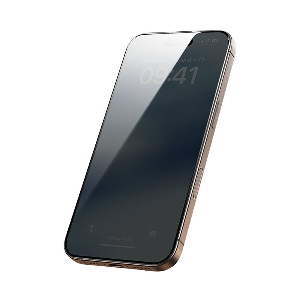 iPhone 16 Pro Hidrofobik Ve Oleofobik Özellikli Benks Privacy Air Shield 0.4mm Ekran Koruyucu 10'lu Paket