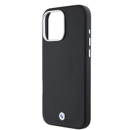 iPhone 16 Pro Kılıf BMW Orijinal Lisanslı M-safe Şarj Özellikli Metal Logolu Tam Kaplama Deri Kılıf