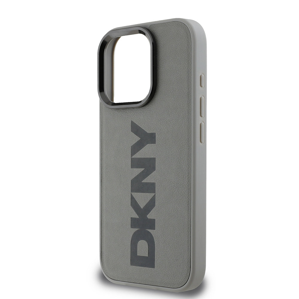 iPhone 16 Pro Kılıf DKNY Orjinal Lisanslı M-safe Şarj Özellikli PU Deri Plain Kılıf