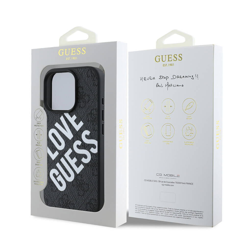iPhone 16 Pro Kılıf Guess Orijinal Lisanslı Big Love Guess Kılıf