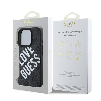 iPhone 16 Pro Kılıf Guess Orijinal Lisanslı Big Love Guess Kılıf