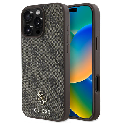 iPhone 16 Pro Kılıf Guess Orijinal Lisanslı M-safe Şarj Özellikli Small 4G Classic Kılıf