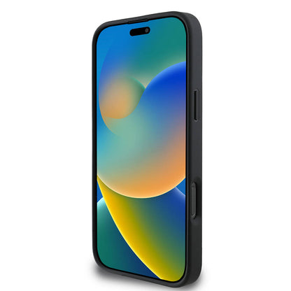 iPhone 16 Pro Kılıf Guess Orijinal Lisanslı M-safe Şarj Özellikli Yazı Logolu Saffiano Classic Kılıf