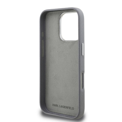 iPhone 16 Pro Kılıf Karl Lagerfeld orijinal Lisanslı K&C Heads Pin Kılıf