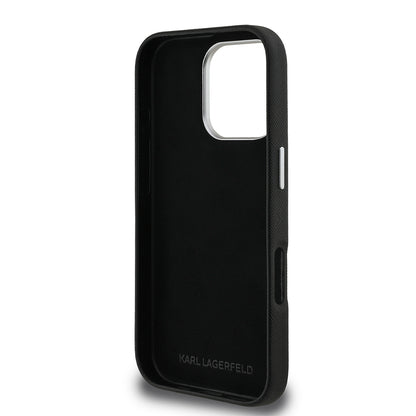 iPhone 16 Pro Kılıf Karl Lagerfeld orijinal Lisanslı K&C Heads Pin Kılıf
