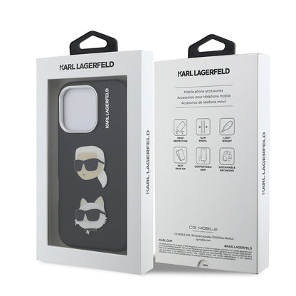 iPhone 16 Pro Kılıf Karl Lagerfeld orijinal Lisanslı K&C Heads Pin Kılıf