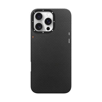 iPhone 16 Pro Kılıf M-safe Şarj Özellikli Aramid Fiber Youngkit 1500D Extreme Wing Serisi Kılıf