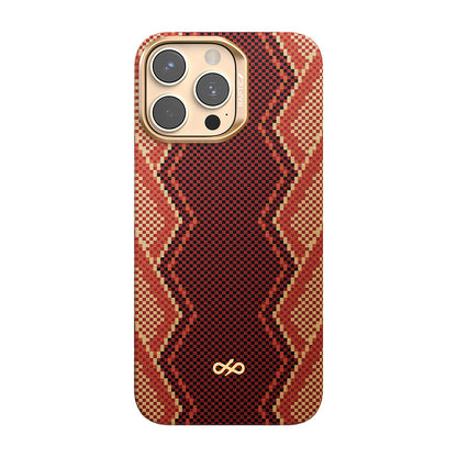 iPhone 16 Pro Kılıf M-safe Şarj Özellikli Raptic Aramid Skin Bionic Serisi Karbon Kılıf