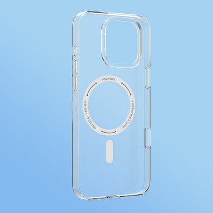 iPhone 16 Pro Kılıf M-safe Şarj Özellikli Youngkit Ice Serisi Kılıf