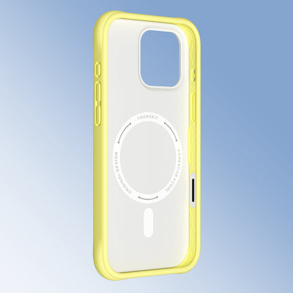 iPhone 16 Pro Kılıf M-safe Şarj Özellikli Youngkit Macaroon Serisi Kılıf
