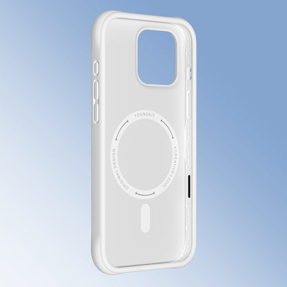 iPhone 16 Pro Kılıf M-safe Şarj Özellikli Youngkit Macaroon Serisi Kılıf