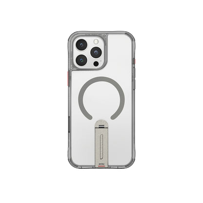 iPhone 16 Pro Kılıf M-safe Şarj Özellikli 360 Derece Dönebilen Standlı Skinarma Helix Kılıf