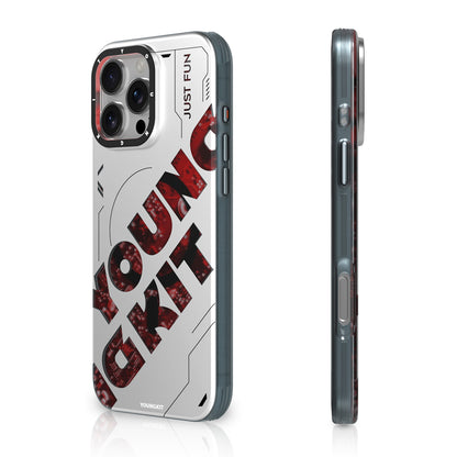 iPhone 16 Pro Kılıf M-safe Şarj Özellikli Airbagli Çift Katmanlı Youngkit Future Serisi Kılıf