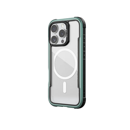 iPhone 16 Pro Kılıf M-safe Şarj Özellikli Airbagli Raptic Shield Serisi Şeffaf Arka Yüzey Kılıf