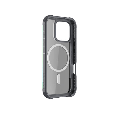 iPhone 16 Pro Kılıf M-safe Şarj Özellikli Airbagli Raptic Shield Serisi Şeffaf Arka Yüzey Kılıf