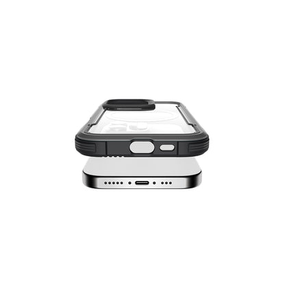 iPhone 16 Pro Kılıf M-safe Şarj Özellikli Airbagli Raptic Shield Serisi Şeffaf Arka Yüzey Kılıf