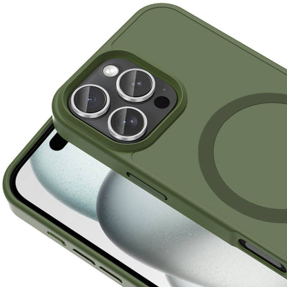 iPhone 16 Pro Kılıf M-safe Şarj Özellikli Mat Arka Yüzey Zore Sio Kılıf
