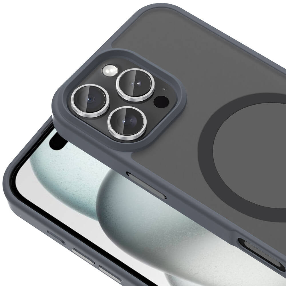 iPhone 16 Pro Kılıf M-safe Şarj Özellikli Mat Arka Yüzey Zore Sio Kılıf