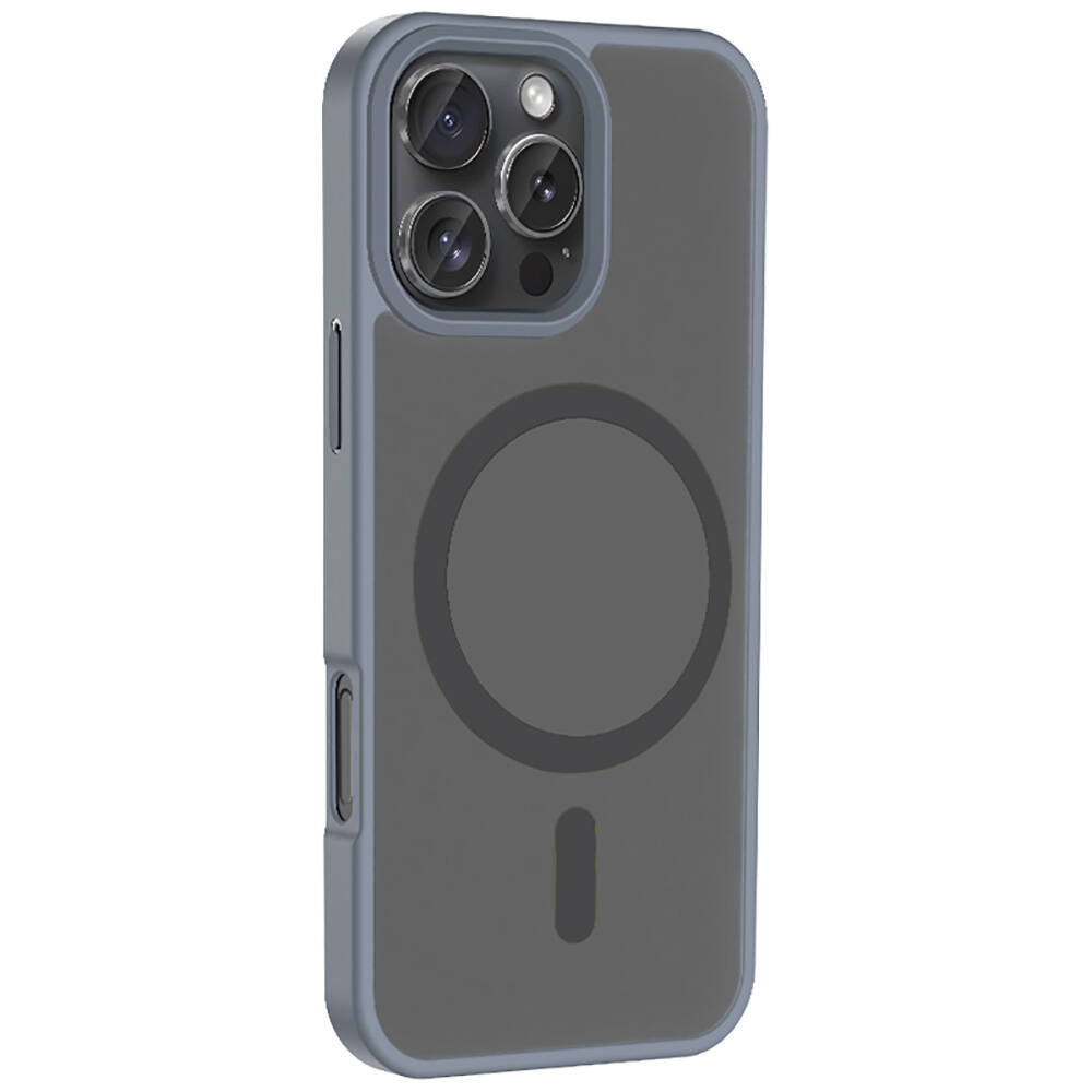 iPhone 16 Pro Kılıf M-safe Şarj Özellikli Mat Arka Yüzey Zore Sio Kılıf