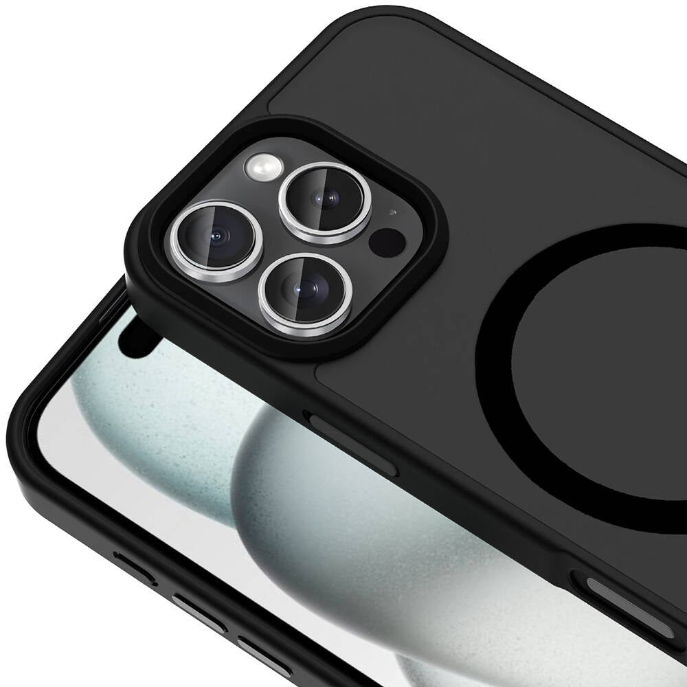 iPhone 16 Pro Kılıf M-safe Şarj Özellikli Mat Arka Yüzey Zore Sio Kılıf