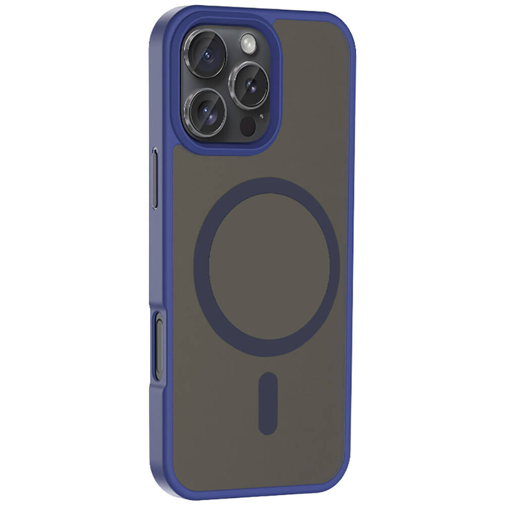 iPhone 16 Pro Kılıf M-safe Şarj Özellikli Mat Arka Yüzey Zore Sio Kılıf