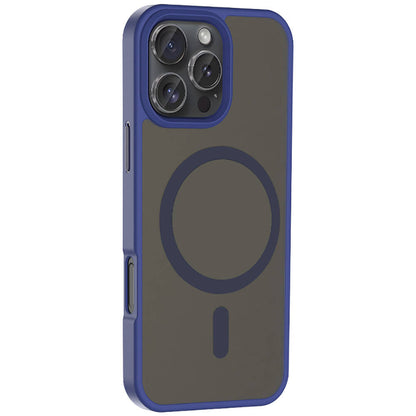 iPhone 16 Pro Kılıf M-safe Şarj Özellikli Mat Arka Yüzey Zore Sio Kılıf