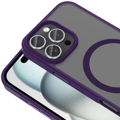 iPhone 16 Pro Kılıf M-safe Şarj Özellikli Mat Arka Yüzey Zore Sio Kılıf