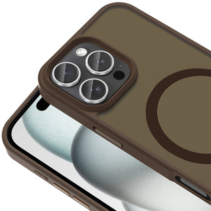 iPhone 16 Pro Kılıf M-safe Şarj Özellikli Mat Arka Yüzey Zore Sio Kılıf