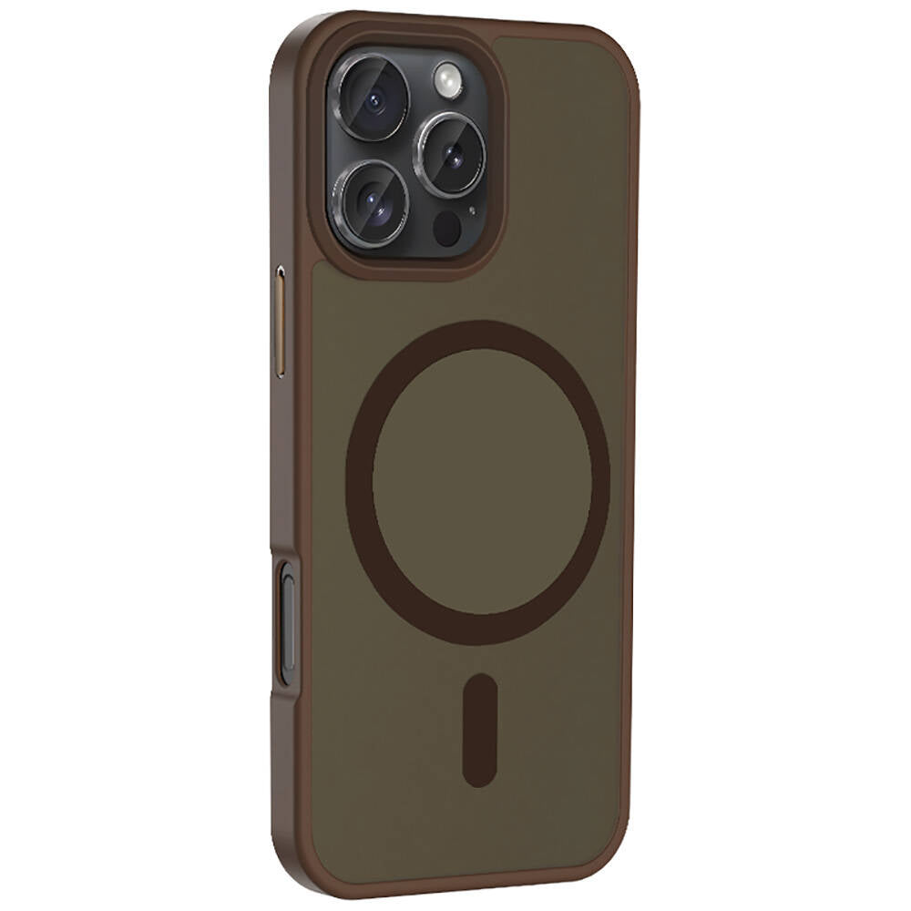 iPhone 16 Pro Kılıf M-safe Şarj Özellikli Mat Arka Yüzey Zore Sio Kılıf
