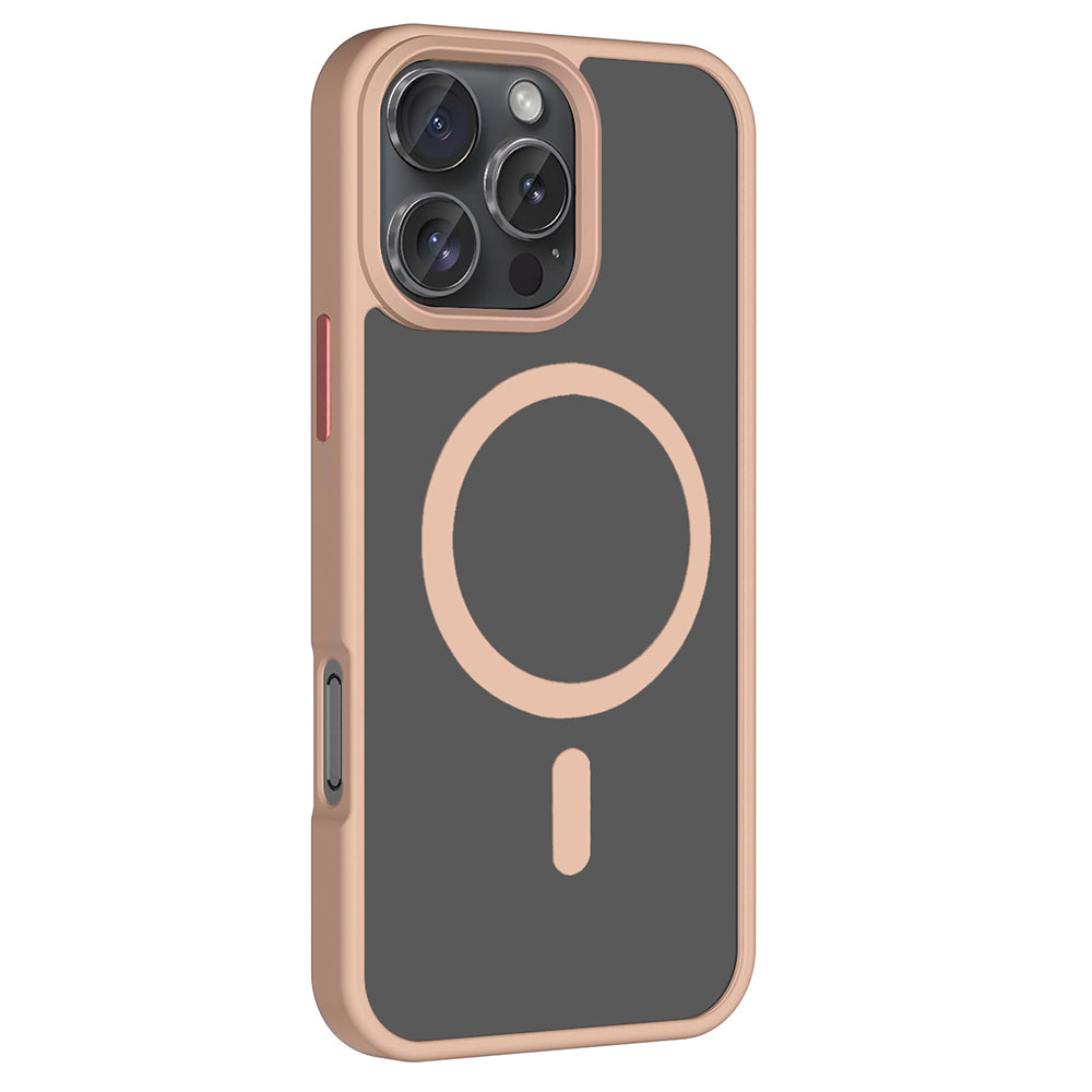 iPhone 16 Pro Kılıf M-safe Şarj Özellikli Mat Arka Yüzey Zore Sio Kılıf