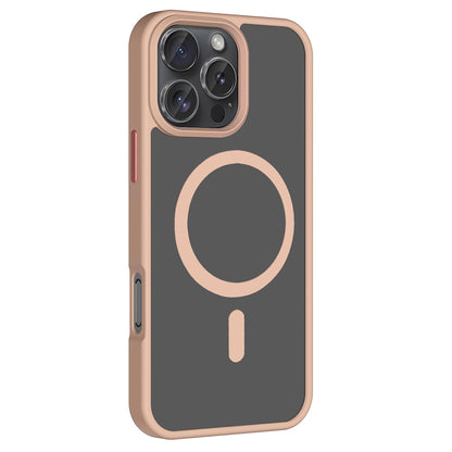 iPhone 16 Pro Kılıf M-safe Şarj Özellikli Mat Arka Yüzey Zore Sio Kılıf