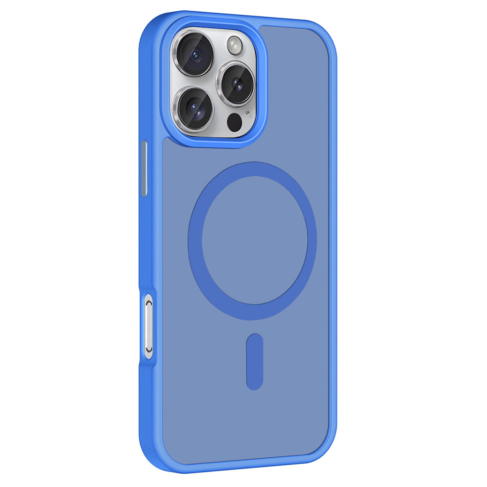 iPhone 16 Pro Kılıf M-safe Şarj Özellikli Mat Arka Yüzey Zore Sio Kılıf