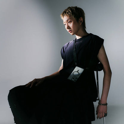 iPhone 16 Pro Kılıf M-safe Şarj Özellikli Şeffaf Airbag Tasarımlı Skinarma Saido Prime Kılıf