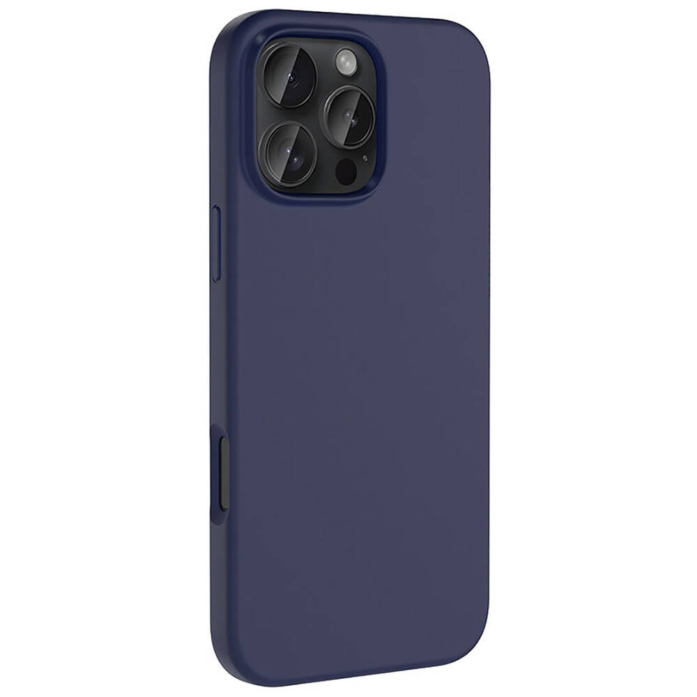 iPhone 16 Pro Kılıf M-safe Şarj Özellikli Sıvı Teknolojili Silinebilir Sert Zore Kivi Kılıf