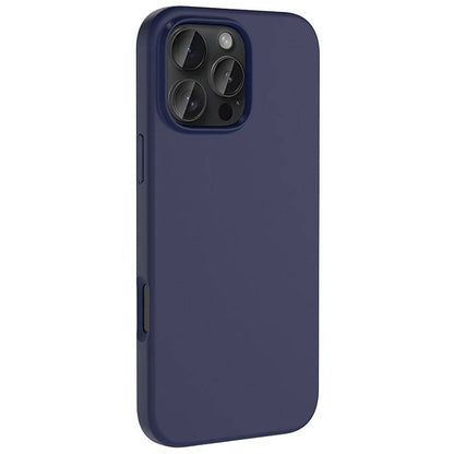 iPhone 16 Pro Kılıf M-safe Şarj Özellikli Sıvı Teknolojili Silinebilir Sert Zore Kivi Kılıf