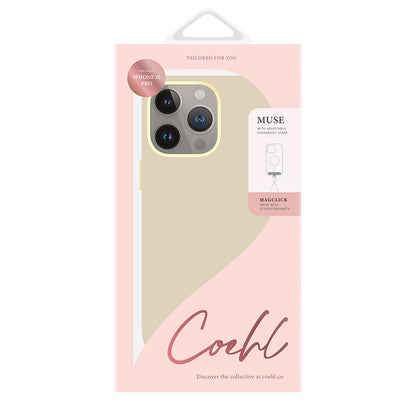 iPhone 16 Pro Kılıf M-safe Şarj Özellikli Soft Arka Yüzey Askı İpli Coehl Muse Kılıf