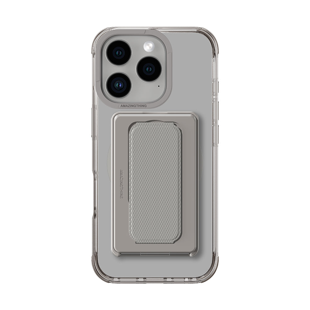 iPhone 16 Pro Kılıf M-safe Şarj Özellikli Standlı Set Amazingthing Omni Adventure Serisi Kılıf