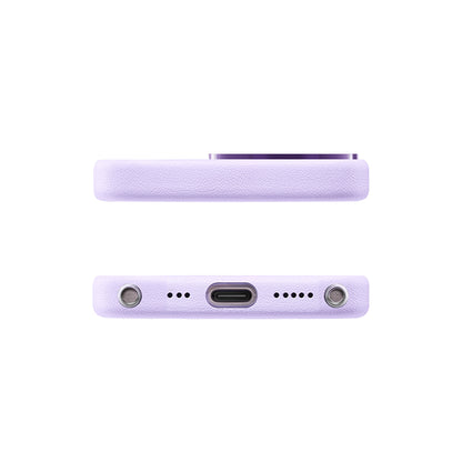 iPhone 16 Pro Kılıf M-safe Şarj Özellikli Standlı Suni Deri Tasarımlı Pynana Dancing Circle Serisi Kılıf