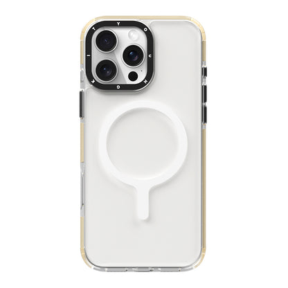 iPhone 16 Pro Kılıf M-safe Şarj Özellikli YoungKit Crystal Color Serisi Kılıf