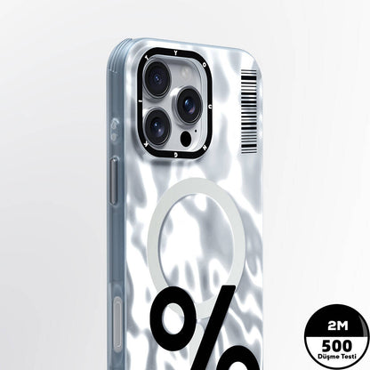 iPhone 16 Pro Kılıf M-safe Şarj Özellikli Youngkit Mathematical Serisi Kılıf