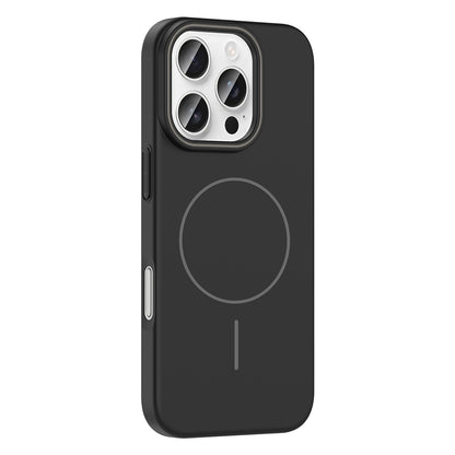 iPhone 16 Pro Kılıf M-safe Şarj Özellikli Zore Ruby Sert Kılıf