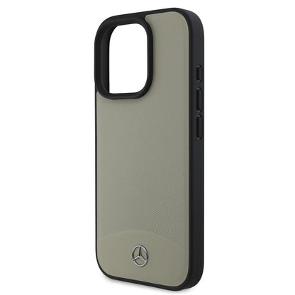iPhone 16 Pro Kılıf Mercedes Benz Orijinal Lisanslı M-safe Şarj Özellikli Dokulu ve Düz Deri Kılıf