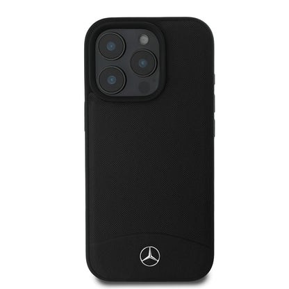 iPhone 16 Pro Kılıf Mercedes Benz Orijinal Lisanslı M-safe Şarj Özellikli Dokulu ve Düz Deri Kılıf
