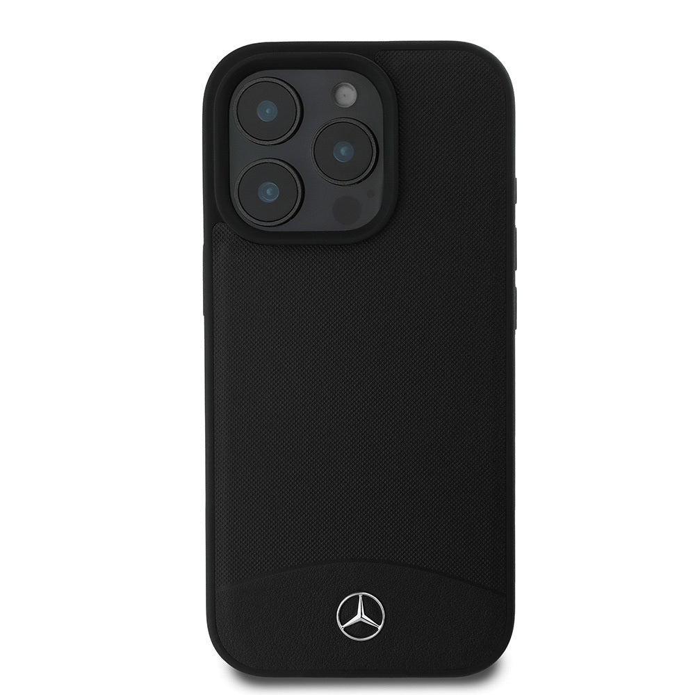 iPhone 16 Pro Kılıf Mercedes Benz orijinal Lisanslı M-safe Şarj Özellikli Dokulu ve Düz Deri Kılıf