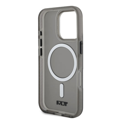 iPhone 16 Pro Kılıf TUMI Orijinal Lisanslı M-safe Şarj Özellikli Airbagli Buzlu Transparan Kılıf