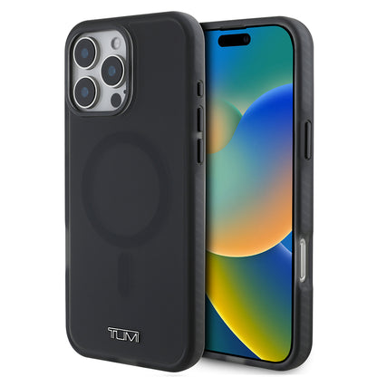iPhone 16 Pro Kılıf TUMI Orijinal Lisanslı M-safe Şarj Özellikli Airbagli Buzlu Transparan Kılıf