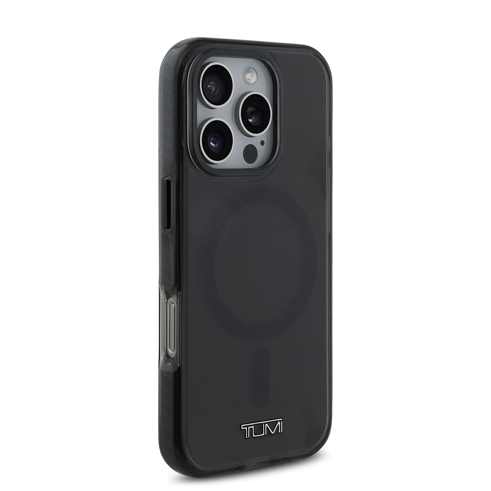 iPhone 16 Pro Kılıf TUMI orijinal Lisanslı M-safe Şarj Özellikli Airbagli Transparan Kılıf