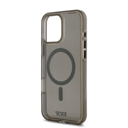 iPhone 16 Pro Kılıf TUMI orijinal Lisanslı M-safe Şarj Özellikli Airbagli Transparan Kılıf