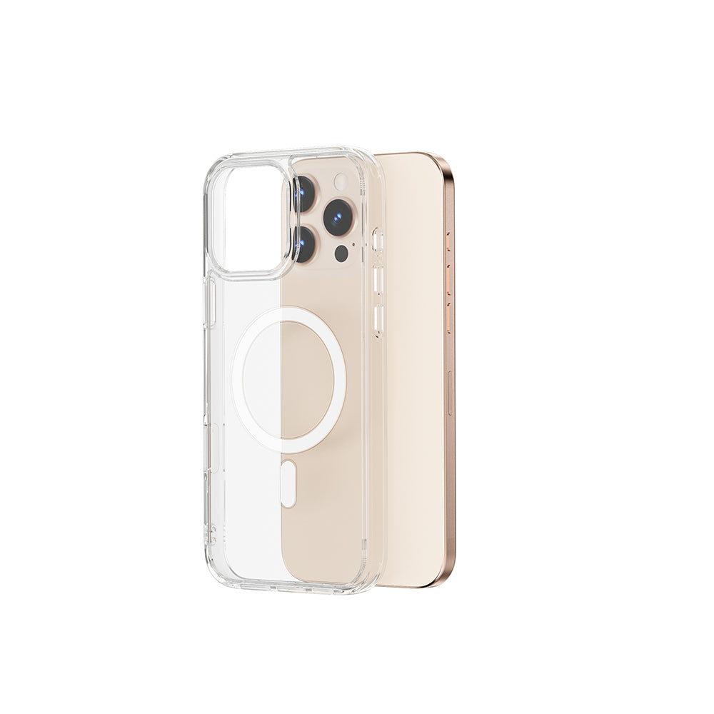 iPhone 16 Pro Kılıf Wiwu MCC-102 Magnetic Crystal Sert PC Kılıf