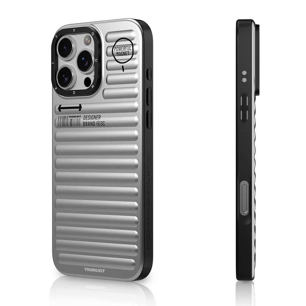 iPhone 16 Pro M-safe Şarj Özellikli Kılıf Mat Renkli Tasarım Youngkit Original Serisi Kılıf